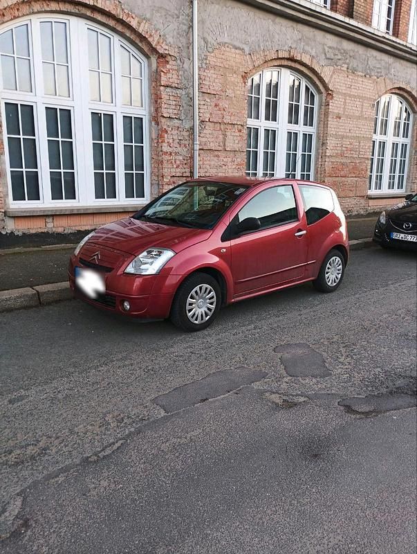 Gebraucht Citroën C2 75 PS (55 kW) 2007 Rot Kleinwagen