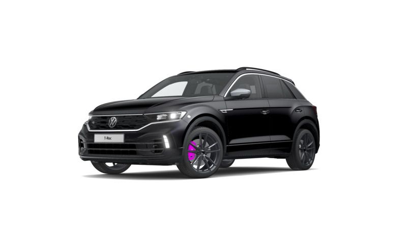 Schwarz Gebraucht 2021 VW T-Roc R SUV | 31.750 € (Fairer Preis) - Bild 1/3