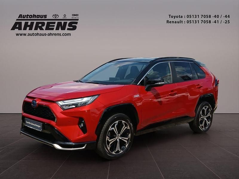 Karminarot metallic/tiefschwarz metallic (metallic) Gebraucht 2022 Toyota RAV4 Hybrid Style SUV | 43.500 € (Fairer Preis) - Bild 1/4