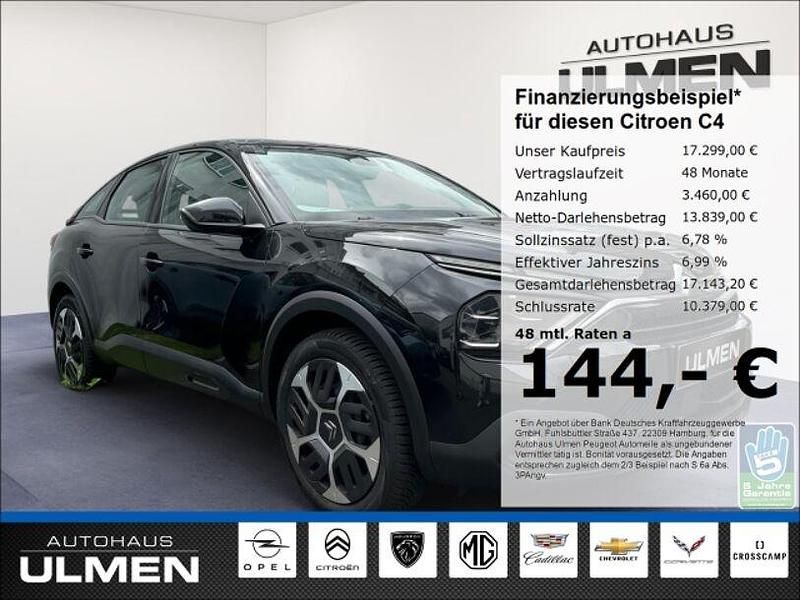 Schwarz Gebraucht 2023 Citroën C4 Feel Limousine | 17.299 € (Guter Preis) - Bild 1/4