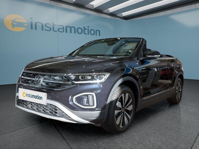 Schwarz Gebraucht 2024 VW T-Roc Cabriolet Cabrio | 29.149 € (Guter Preis) - Bild 1/4