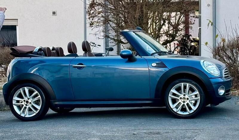 Blau Gebraucht 2009 Mini Cooper Cabriolet Cabrio | 6.150 € (Fairer Preis) - Bild 1/4
