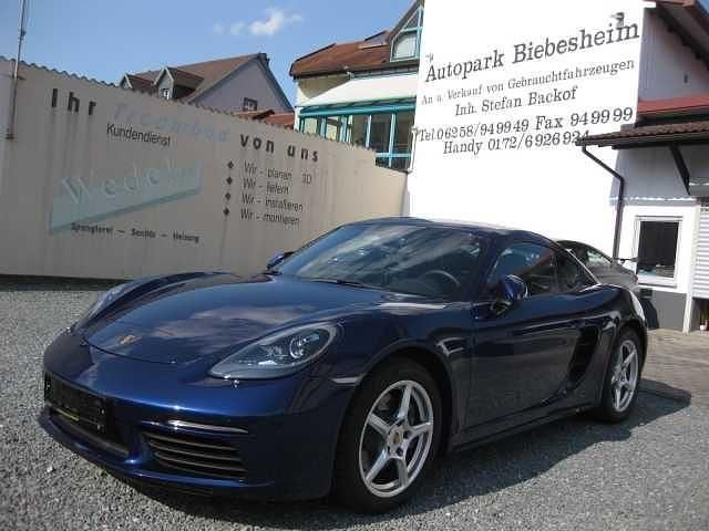 Enzianblaumetallic (metallic) Gebraucht 2020 Porsche Cayman Coupé | 55.999 € (Fairer Preis) - Bild 1/4
