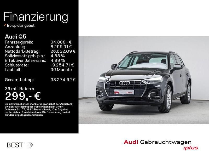 Brillantschwarz (metallic) Gebraucht 2023 Audi Q5 SUV | 34.888 € - Bild 1/4