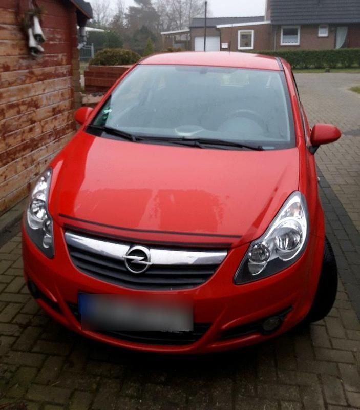 Gebraucht Opel Corsa 80 PS (58 kW) 2007 Rot Kleinwagen