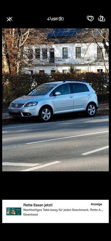 Gebraucht VW Golf Plus Cross 102 PS (75 kW) 2008 Silber Van / Kleinbus