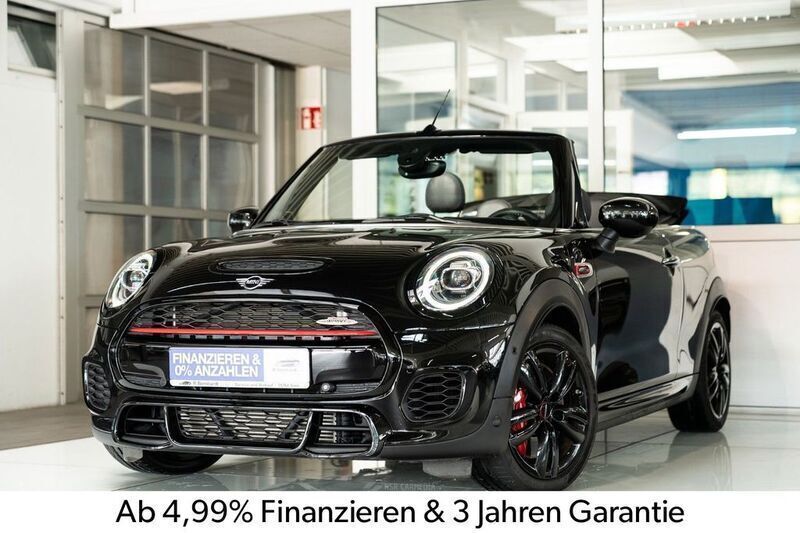 Schwarz Gebraucht 2021 Mini John Cooper Works Cabriolet Cabrio | 33.390 € (Fairer Preis) - Bild 1/4
