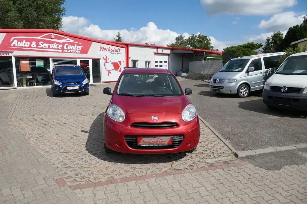 Gebraucht Nissan Micra 80 PS (58 kW) 2011 Rot Kleinwagen