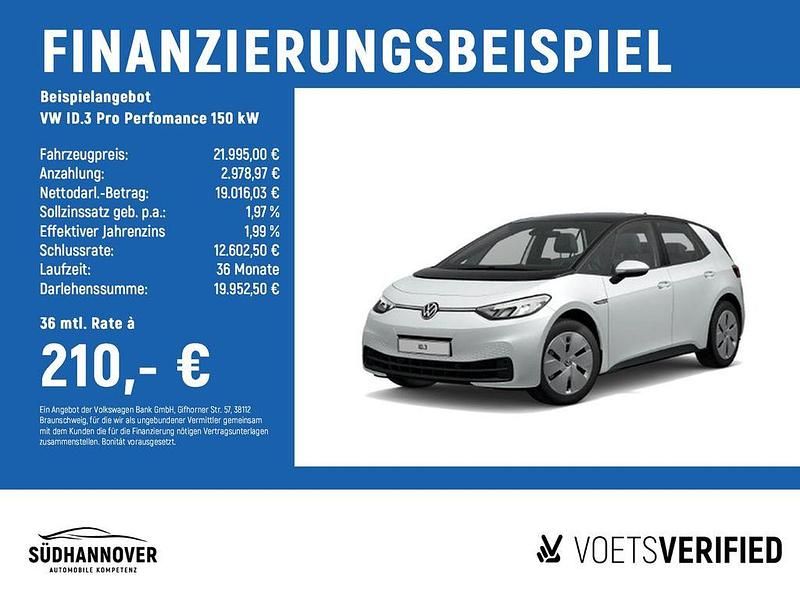 Gebraucht VW ID.3 Pro Performance 150 kW (204 PS) 2023 Weiß Kleinwagen