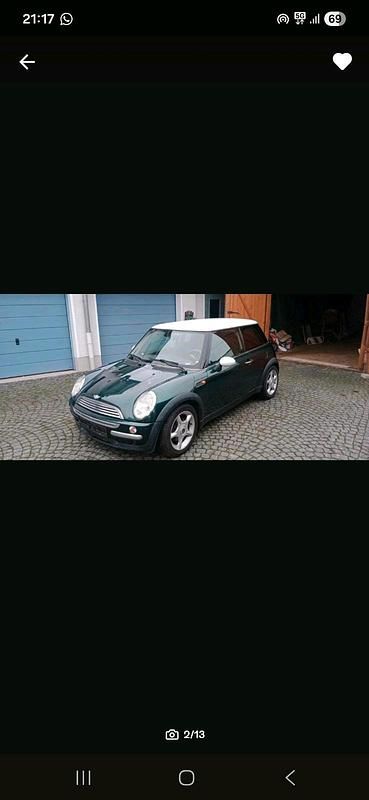 Second-hand Mini Cooper Coupé 115 CP (84 kW) 2004 Verde Coupe