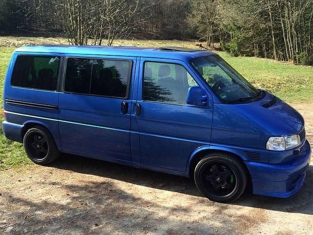 Blau metallic Gebraucht 1998 VW Caravelle Van / Kleinbus | 3.550 € (Superpreis) - Bild 1/4