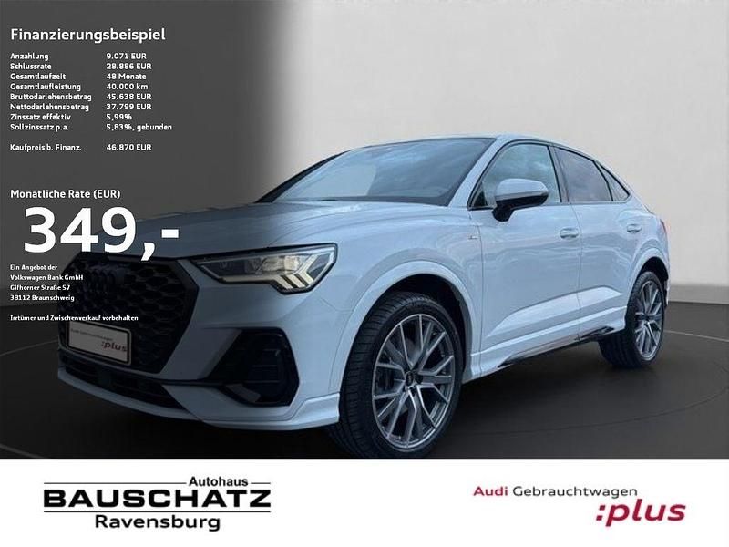 Weiß Gebraucht 2024 Audi Q3 Sportback S-Line SUV | 46.870 € (Fairer Preis) - Bild 1/4