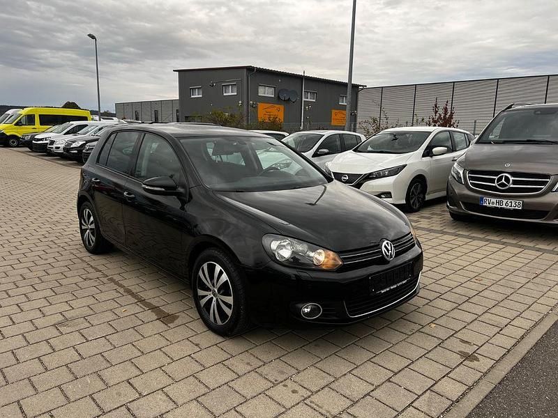 Schwarz Gebraucht 2010 VW Golf VI Comfortline Limousine | 5.650 € (Guter Preis) - Bild 1/4