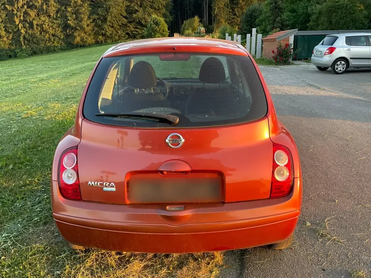 Gebraucht Nissan Micra 65 PS (47 kW) 2008 Rot Kleinwagen