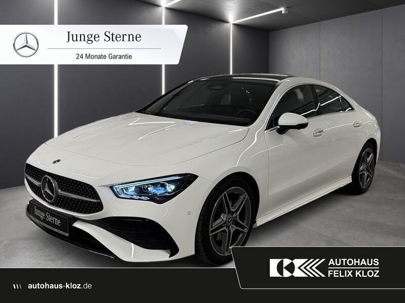 Weiß Gebraucht 2024 Mercedes CLA200 Premium Plus Limousine | 39.900 € (Teuer) - Bild 1/4