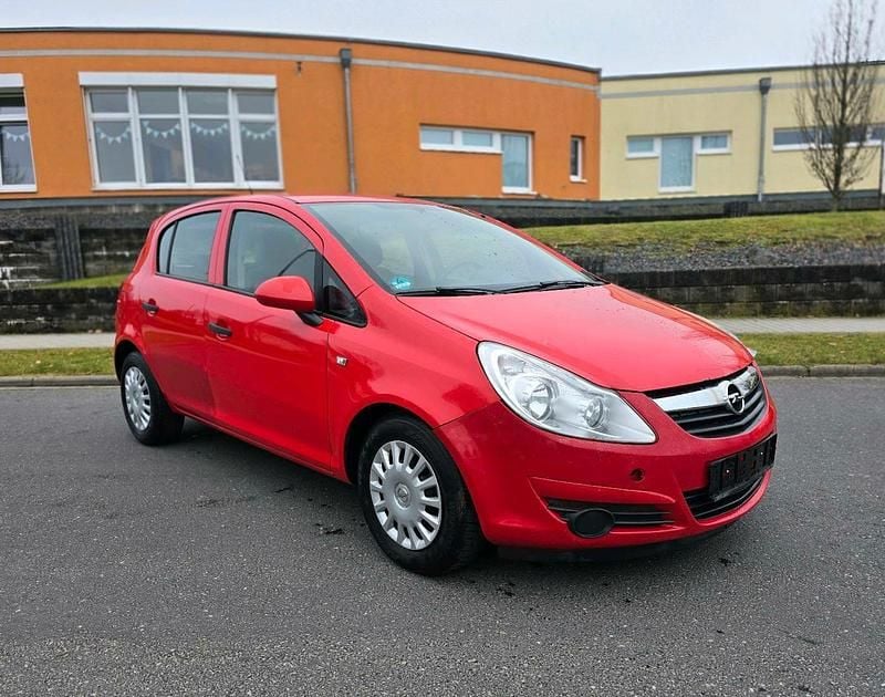 Rot Gebraucht 2009 Opel Corsa Kleinwagen | 1.100 € (Superpreis) - Bild 1/4