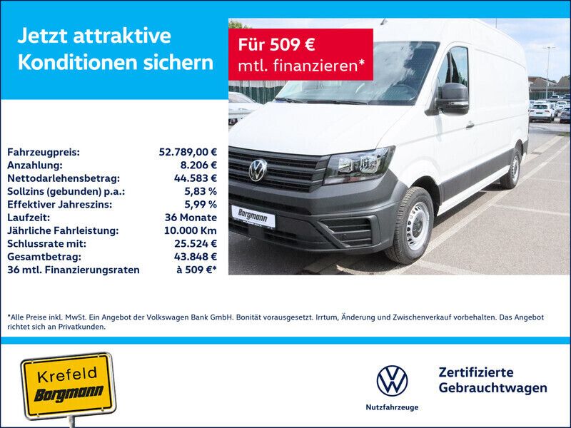 Weiss / candy weiss Neu 2024 VW Crafter Van | 44.361 € (Fairer Preis) - Bild 1/3