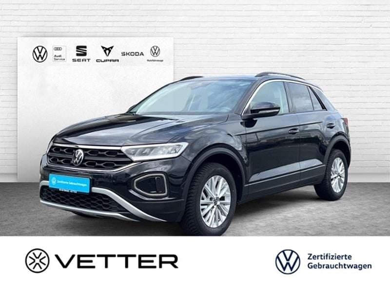 Schwarz Gebraucht 2024 VW T-Roc Life SUV | 24.899 € (Fairer Preis) - Bild 1/3