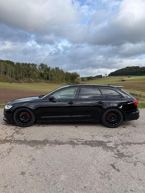 Schwarz Gebraucht 2014 Audi A6 S-Line Kombi | 12.499 € (Fairer Preis) - Bild 1/4