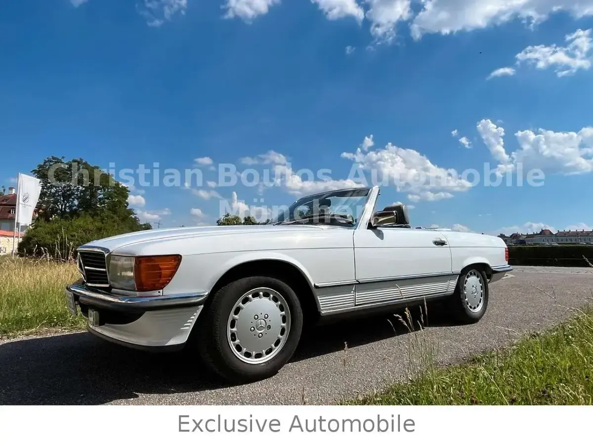 Gebraucht Mercedes SL300 188 PS (138 kW) 1988 147 arktikweiß Cabrio