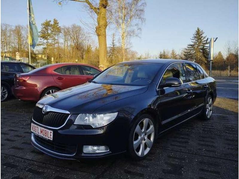 Mocca braun metallic Gebraucht 2008 Skoda Superb Elegance Limousine | 1.999 € (Superpreis) - Bild 1/4