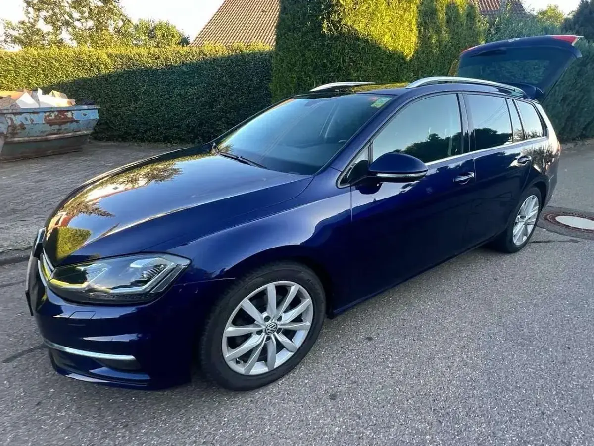 Gebraucht VW Golf VII Comfortline 150 PS (110 kW) 2017 Blau Kombi