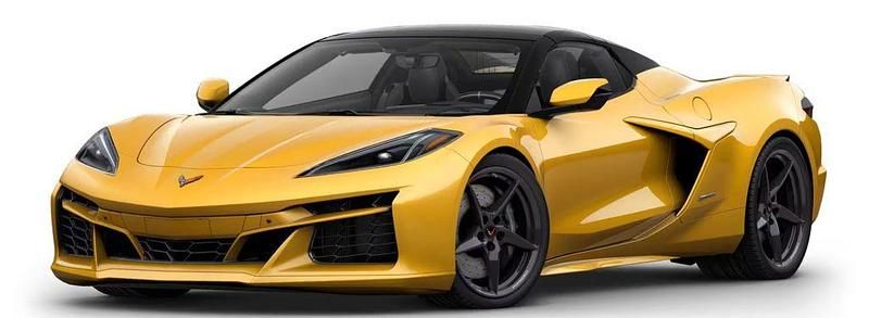 Nowe Corvette C8 655 KM (481 kW) 2025 Żółty Kabriolet