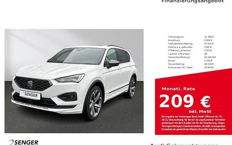 Gebraucht Seat Tarraco FR 245 PS (180 kW) 2022 Oryx weiss perlmutteffekt SUV