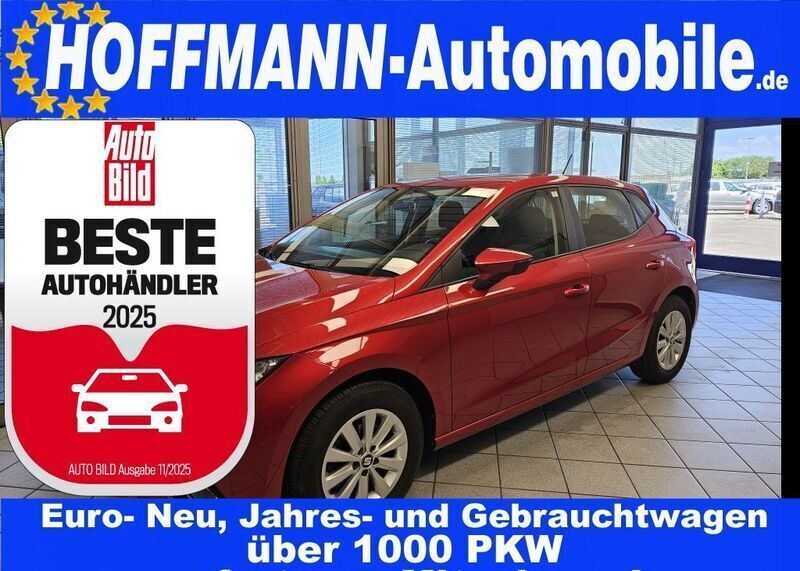 Desirerotmet. (metallic) Gebraucht 2021 Seat Ibiza Style Kleinwagen | 14.900 € (Superpreis) - Bild 1/4