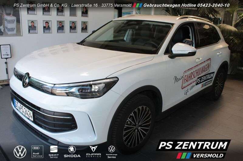 Pure white Gebraucht 2024 VW Tiguan Life SUV | 39.840 € (Teuer) - Bild 1/4