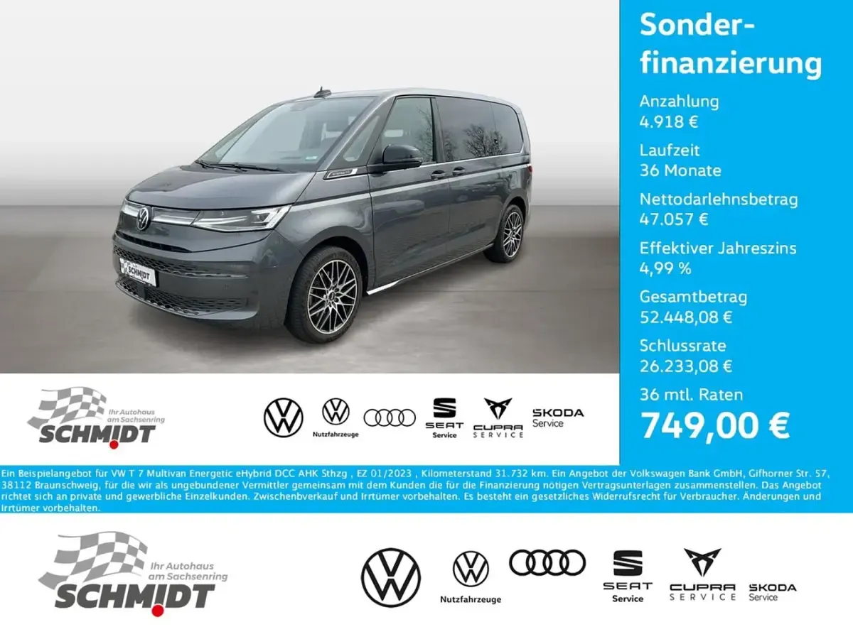 Occasion VW Multivan Energetic 150 ch (110 kW) 2023 Gris Monospace