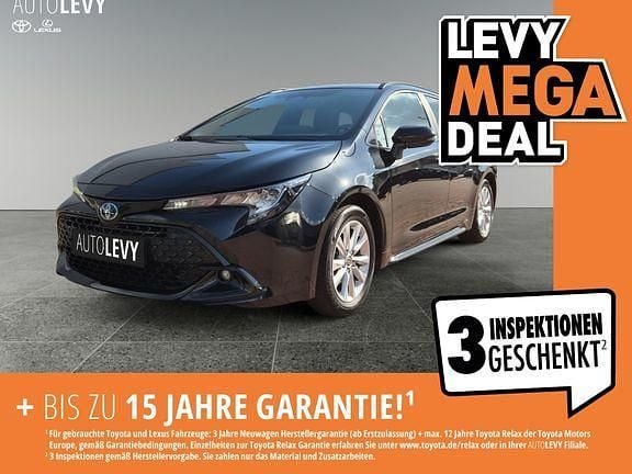 Mysticschwarz mica Gebraucht 2023 Toyota Corolla Business Edition Kombi | 24.998 € (Fairer Preis) - Bild 1/4
