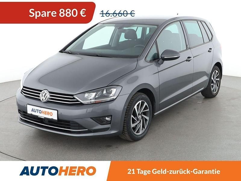 Grau Gebraucht 2017 VW Golf Sportsvan Sound Van / Kleinbus | 15.780 € (Fairer Preis) - Bild 1/3