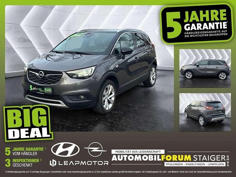 Gebraucht Opel Crossland X Innovation 110 PS (80 kW) 2019 Mondstein grau/e:vulkan grau SUV
