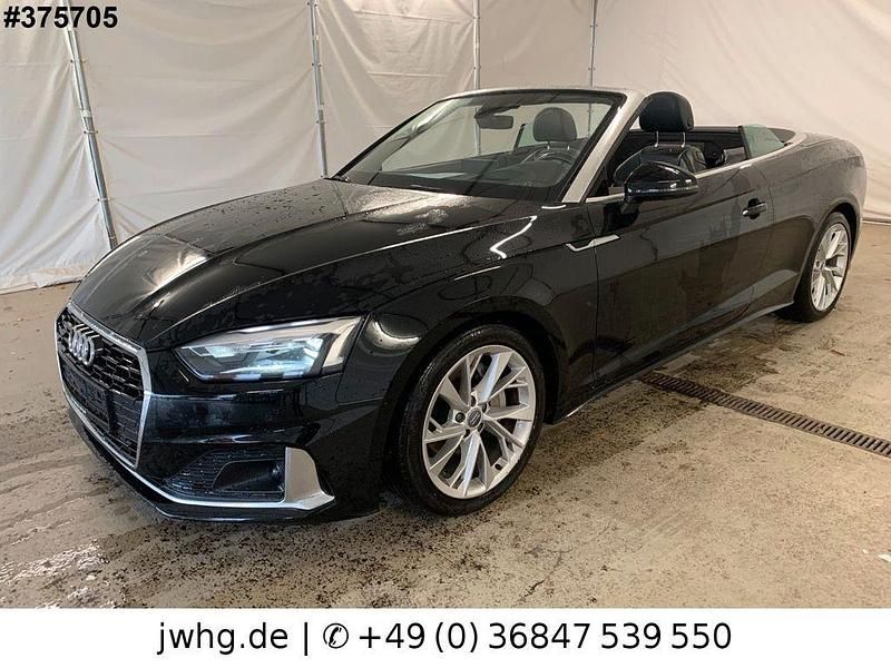 Brillantschwarz Gebraucht 2020 Audi A5 Cabriolet Advanced Cabrio | 28.490 € (Guter Preis) - Bild 1/4