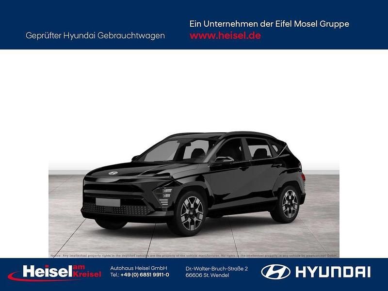 Schwarz Gebraucht 2024 Hyundai Kona Prime SUV | 33.960 € (Fairer Preis) - Bild 1/4