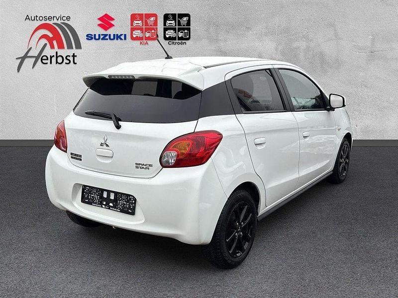 Gebraucht Mitsubishi Space Star Diamant Edition 80 PS (58 kW) 2016 Weiß Kleinwagen