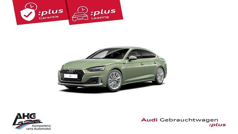 Distriktgrün metallic Gebraucht 2022 Audi A5 Sportback Ambiente Kleinwagen | 32.990 € (Fairer Preis) - Bild 1/4