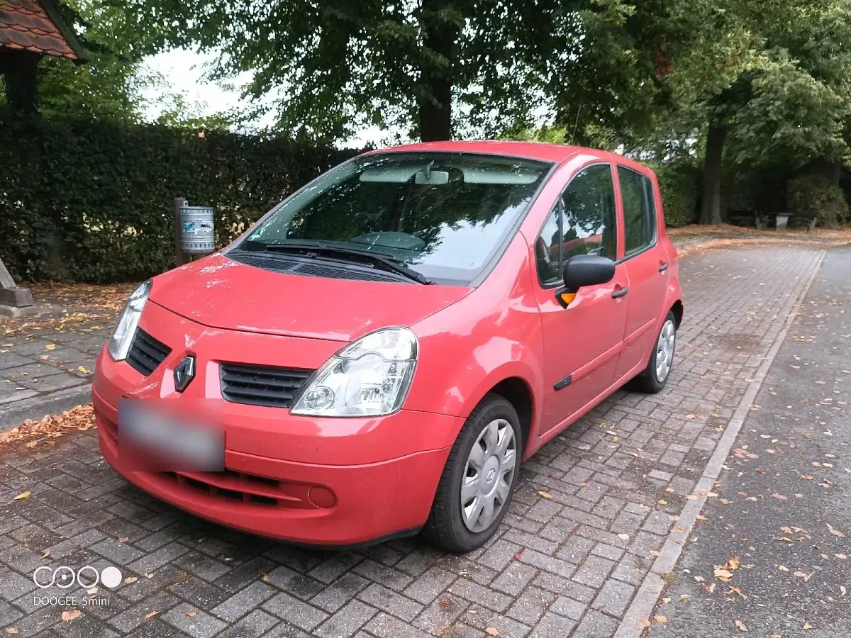 Gebraucht Renault Modus 75 PS (55 kW) 2004 Rot Van / Kleinbus