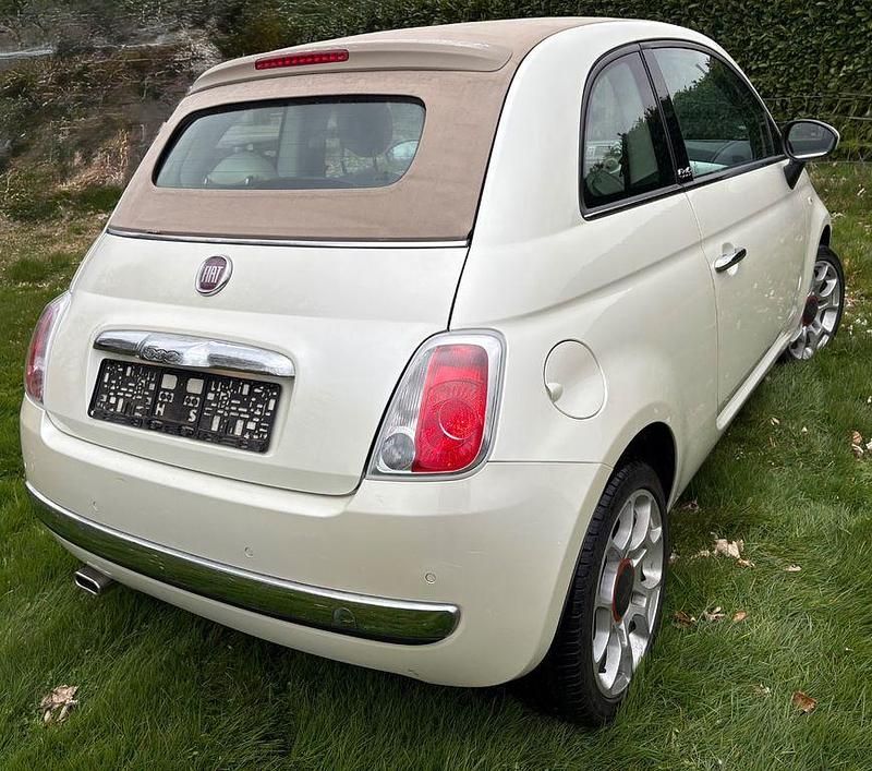 Gebraucht Fiat 500C Lounge 101 PS (74 kW) 2011 Weiß Cabrio