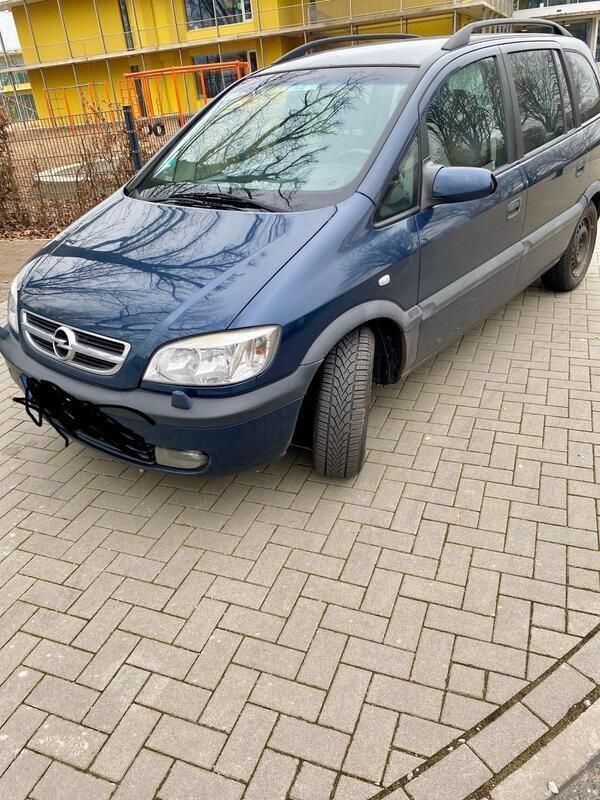 Blau Gebraucht 2002 Opel Zafira Van / Kleinbus | 500 € (Guter Preis) - Bild 1/1