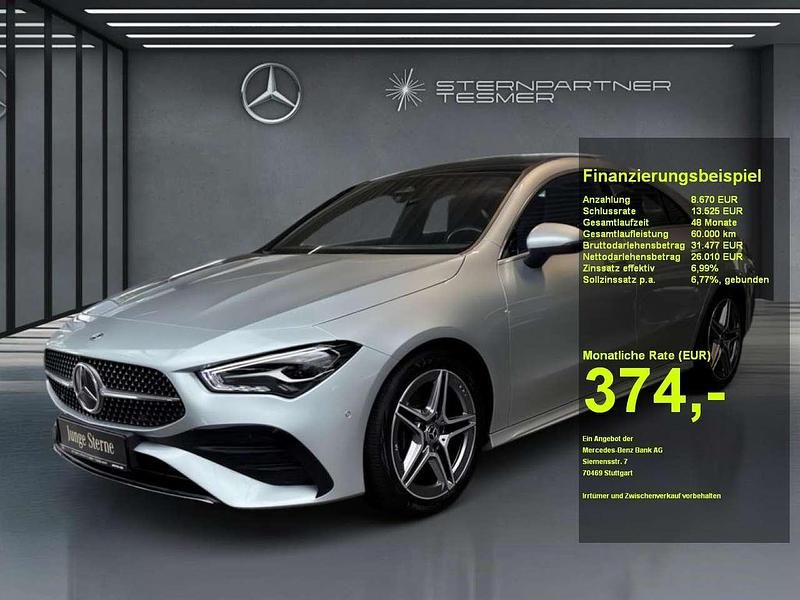 Silber Gebraucht 2024 Mercedes CLA200 AMG Limousine | 33.870 € (Guter Preis) - Bild 1/3