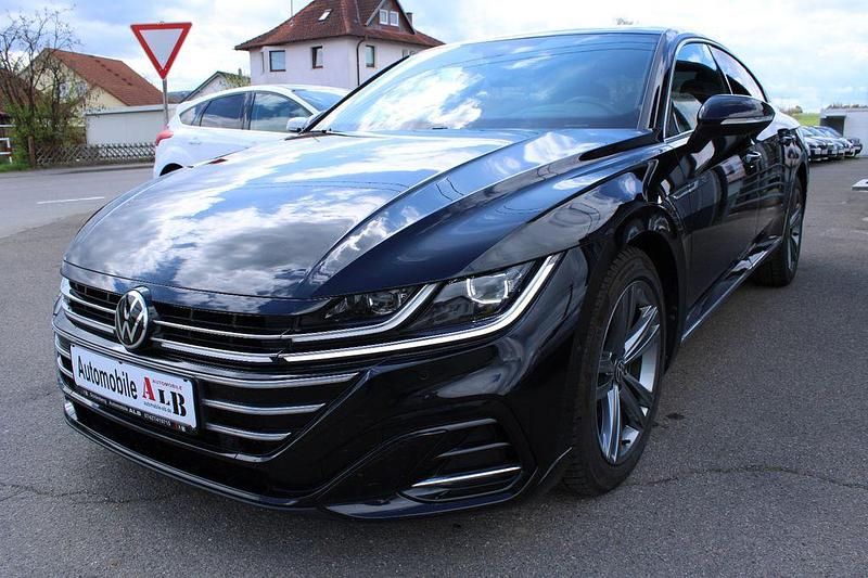 Schwarz Gebraucht 2021 VW Arteon R-line Limousine | 32.390 € (Superpreis) - Bild 1/4