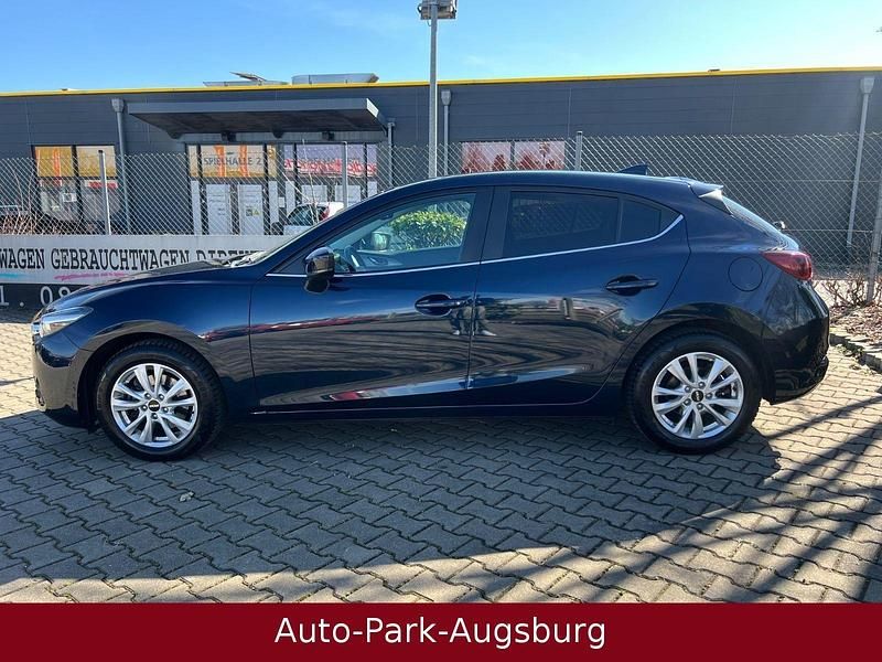 Gebraucht Mazda 3 Exclusive-Line 120 PS (88 kW) 2017 Blau Coupé
