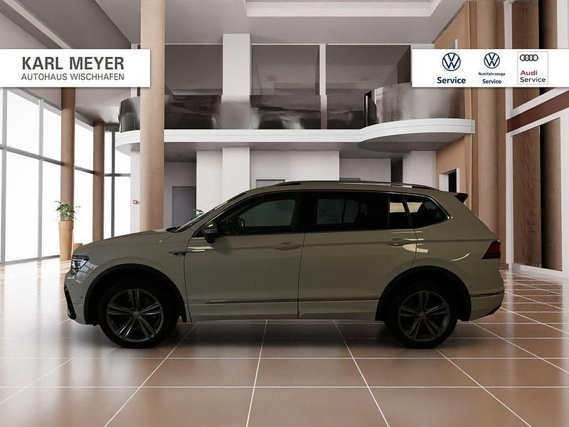 Gebraucht VW Tiguan Allspace Highline 200 PS (147 kW) 2021 Weiß SUV