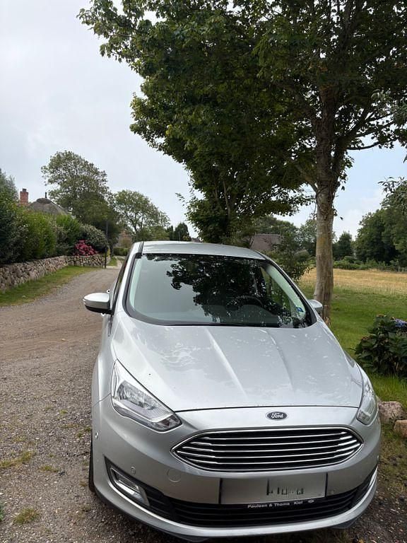 Silber Gebraucht 2018 Ford C-MAX Titanium Van / Kleinbus | 8.999 € (Superpreis) - Bild 1/4