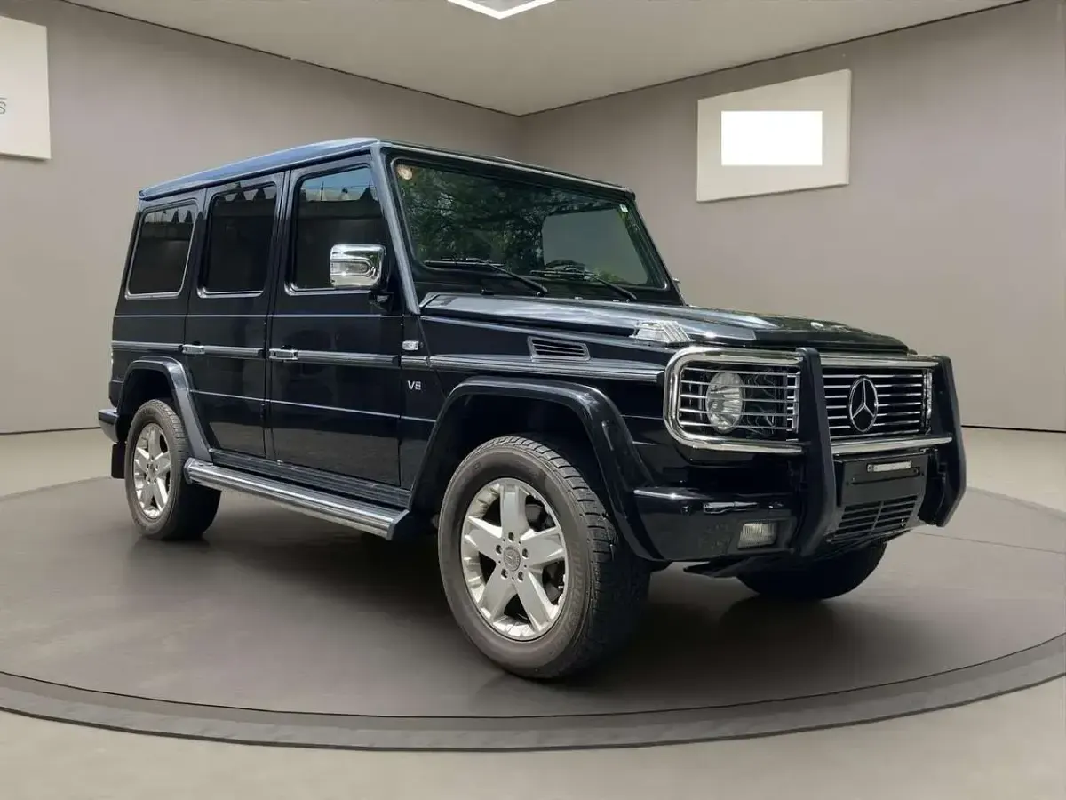 Gebraucht Mercedes G500 296 PS (217 kW) 2002 Obsidianschwarz metallic SUV
