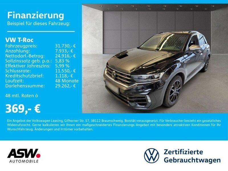 Deep black perleffekt Gebraucht 2022 VW T-Roc R SUV | 31.730 € (Fairer Preis) - Bild 1/4