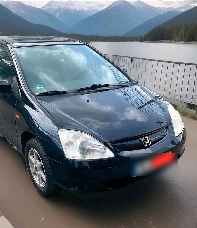 Schwarz Gebraucht 2003 Honda Civic Coupé | 1.000 € (Guter Preis) - Bild 1/4