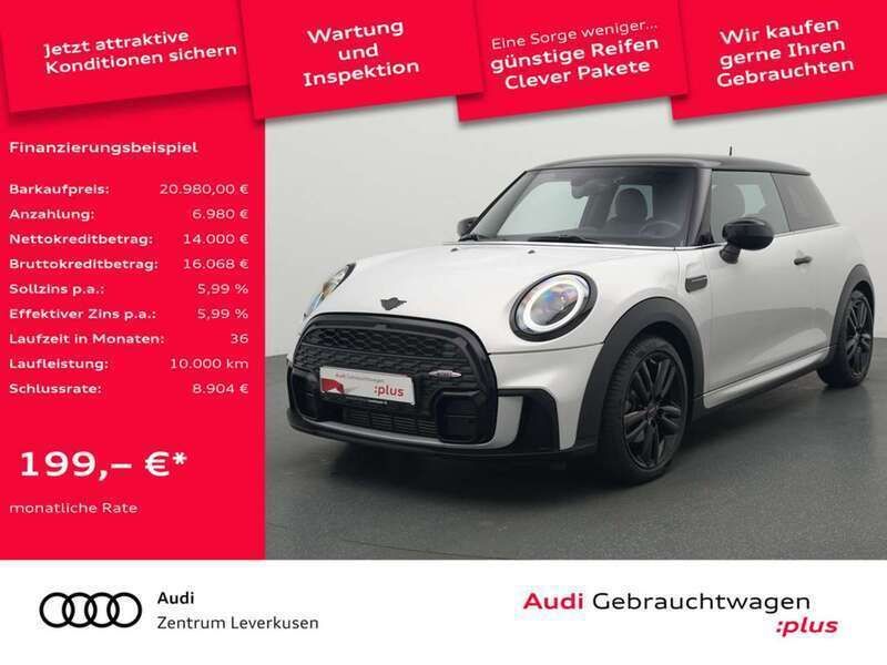 White silver Gebraucht 2022 Mini Cooper S Kleinwagen | 24.680 € - Bild 1/4